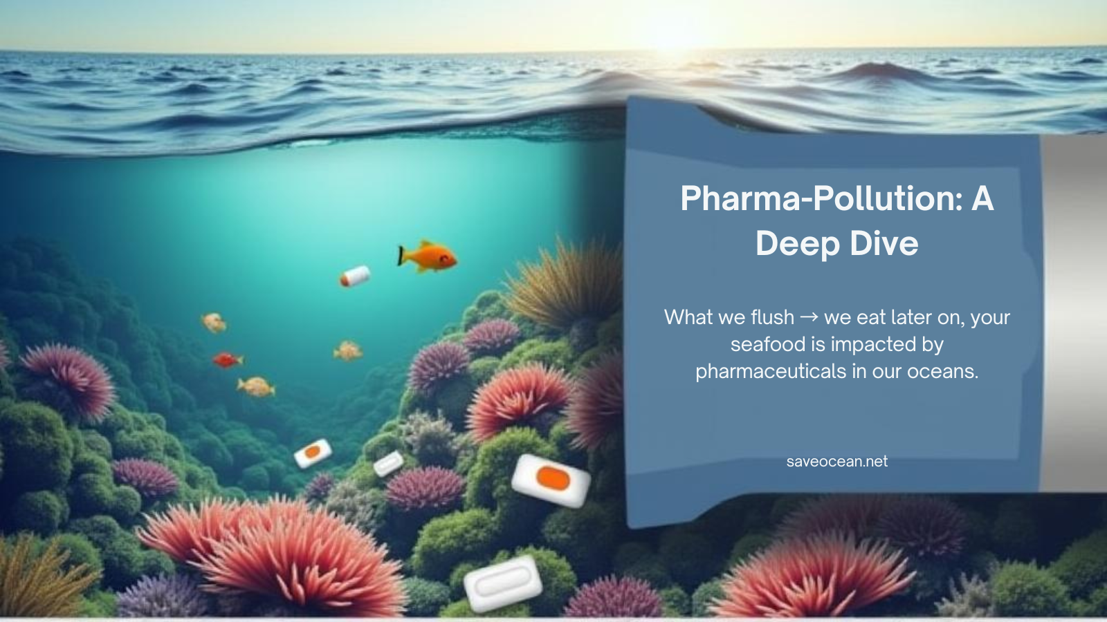 What if I told you your seafood might be dosed with antidepressants?